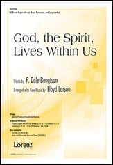 God, the Spirit, Lives Within Us SATB choral sheet music cover